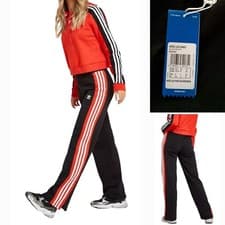 Image of adidas Originals Women's Black Wide Leg Joggers Size UK 6 / 25-27" waist DZ2343