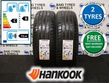 Image of X2 195/65R15 195 65 15 HANKOOK VENTUS PRIME 3 91V NEW TYRES (PAIR) (SJ87B)