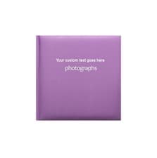Image of Personalised Text Photo Album Memo Slip In Case Holds 200 6x4"/10x15cm Photos