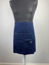 Image of LEE - Denim Short Apron Workwear Bib with Pocket - One Size