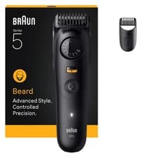 Image of Braun Beard Trimmer Series 5, +2 Styling Tools, Black BT5500