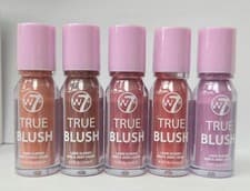 Image of W7 True Blush Dewy Liquid Blusher (Choose Colour)