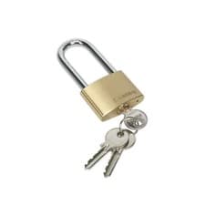 Image of Sealey Brass Body Padlock Long Shackle 50mm