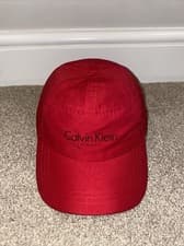 Image of Calvin Klein Adjustable Red Cap