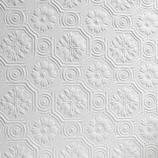 Image of Supaglypta Anaglypta Paintable Wallpaper White Textured Embossed Ceilings Vinyl