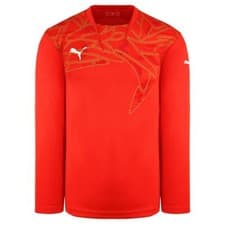 Image of Puma Graphic Mens Red Goalkeeper Shirt