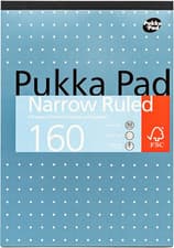 Image of Pukka A4 Refill Pad 160P Narrow Ruled - Pack of 6