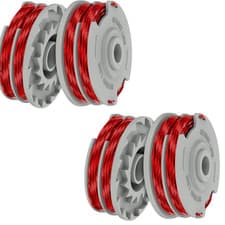Image of 4x Strimmer Spool & Line for Flymo Trimmer Contour XT, 500, 500E 650E CTE30 700