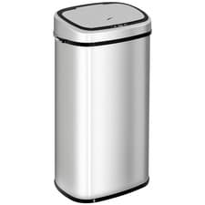 Image of HOMCOM 68L Sensor Dustbin Stainless Steel Automatic Kitchen Waste Bin Silver