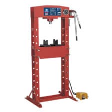 Image of Air/Hydraulic Press 30tonne Floor Type with Foot Pedal | YK309FAH Sealey New