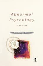 Image of Abnormal Psychology by Alan Carr 9781841692425 NEW Free UK Delivery