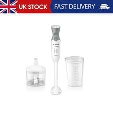 Image of Bosch ErgoMixx MSM66020GB Hand Blender with mini chopper and beaker 600W - White