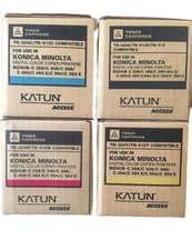 Image of Konica Minolta Toner Full Set C284/ C284e/C554/C454 - C+M+Y+K -KATUN NEW