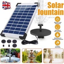 Image of 400L/H 5W Solar Panel Powered Water Pump Garden Pool Pond Fish Aquarium Fountain