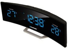 Image of Alarm Clock & Radio RM LCD Display Temperature Sensor Snooze Function Modern UK