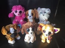Image of W-F-L TY dog beanie boos approx. 15 cm Glubschi free choice stuffed animal Glubschis