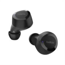 Image of Belkin SoundForm Bolt True Bluetooth Wireless Earbuds Black - Refurbished