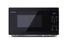 Image of Sharp YC-MS02U-B 20 L 800 W Microwave Oven - Black