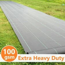 Image of Heavy Duty Weed Control Fabric Ground Cover Membrane Landscape Garden10/ 25/50M