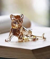 Image of SWAROVSKI CRYSTAL SCS 2010 TIGER CUB SITTING 1016678 MINT BOXED RETIRED RARE