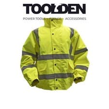 Image of Sealey 802XXL Hi-Vis Yellow Jacket with Quilted Lining & Elasticated Waist - XX-