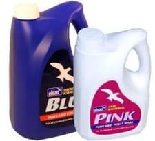 Image of Elsan Blue 2L & Pink 2L Toilet Fluid Chemical Cleaner Caravan Motorhome Camping