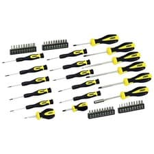 Image of Rolson 58pc Screwdriver & Bit Set