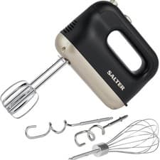 Image of Electric Hand Mixer 5 Speed Settings 250W Whisk Beat Salter Marino Blue Grey