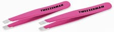 Image of Tweezerman Eyebrow Tweezers Professional Slanted Stainless Steel Hair Pluckers