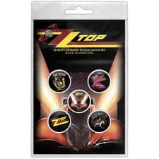 Image of ZZ Top - Button Badge Pack Eliminator - Collectable Enamel Badges - F500z