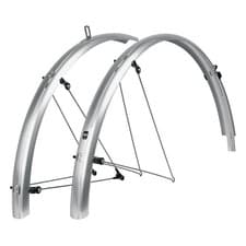 Image of SKS BLUEMELS 28", 45MM MUDGUARD SET - SILVER