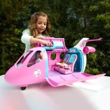 Image of Barbie Dream Plane Playset with Pilot Doll – Lights, Sounds & Accessories