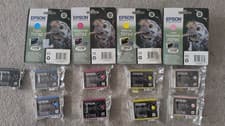 Image of 13 X GENUINE EPSON OWL PRINTER INK T0791 T0792 X 2 T093 X 2 T0794 X 2 T0796 XL