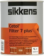 Image of Sikkens 1L Cetol Filter 7 PLus Translucent Woodstain All Colours