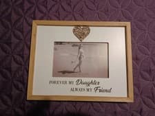 Image of Forever My Daughter Always My Friend Photo Frame 8 X 6