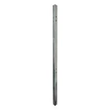 Image of Ready Made Fence Panels & Posts Ball Top Plain Top Galvanised Metal Iron Steel