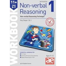 Image of 11+ Non-verbal Reasoning Year 5-7 Workbook 1: Non-verba - Paperback NEW Curran,