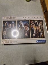 Image of Harry Potter Multi-Puzzle Jigsaw 3x1000 pc Jigsaws NEW &SEALED