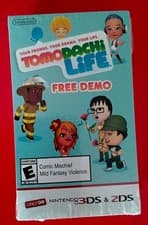 Image of Rare 2013 Nintendo 3DS Tomodachi Life Free Demo QR code promo cards, Sealed Pack