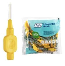 Image of TePe Original interdental brushes 0.7 mm yellow (pack of 25)multi-pack 25 pieces