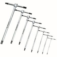 Image of Facom 8 Piece T Handle Hexagon Allen Key Set Metric
