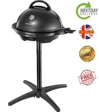 Image of George Foreman Indoor Outdoor BBQ Electric Grill, Variable Temperature Control
