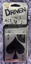 Image of Driven by Refresh Your Car The ACE Air Freshener 2 Per Pack BlackOut Cards Spade