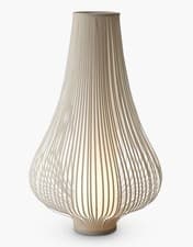 Image of John Lewis & Partners Harmony Ribbon Large Table Lamp H70cm - Natural A