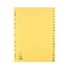 Image of Buff A4 20-Part A-Z Index For A4 Ring Binders or Lever Arch Files WX26011