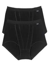 Image of Sloggi Maxi Briefs Control Knickers Twin 2 Pack Lightweight Shaping Lingerie