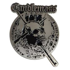 Image of CANDLEMASS - Epicus Doomicus Metallicus - (Matt Nickel) Enamel Pin