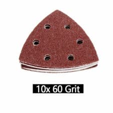 Image of 10PCS Abrasive Sanding Sheet For Bosch PSM Detail Palm Sander 40-400Grit UK