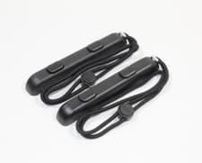 Image of New Genuine Official Black Nintendo Switch Joy Con Controller Wrist Straps Pair