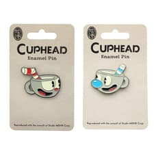Image of Cuphead And Mugman Enamel Pins, Set Of 2